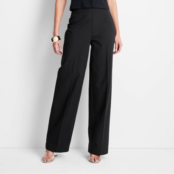 Women's High-Rise Straight Leg Pants - Future Collective™ with Jenee Nay… - Picture 1 of 4